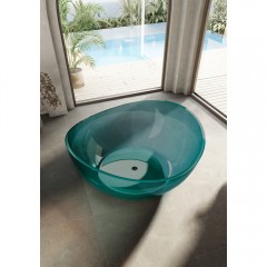 Ванна прозрачная Abber Kristall AT9705Aquamarin