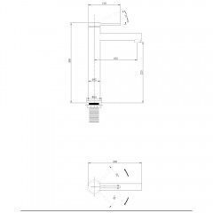 Смеситель для раковины Abber Emotion AF8811G