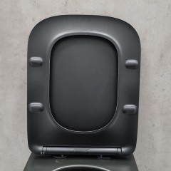 Инсталляция SantiLine SL-04 + унитаз SantiLine SL-5027MB безободковый торнадо с сиденьем