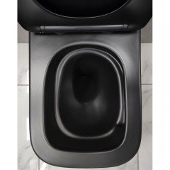 Инсталляция SantiLine SL-04 + унитаз SantiLine SL-5027MB безободковый торнадо с сиденьем