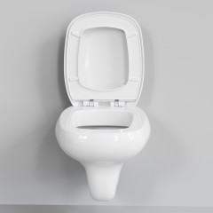 Унитаз подвесной Ambassador Diamond 123T20001R-122T20001 безободковый
