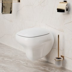 Унитаз подвесной Ambassador Diamond 123T20001R-122T20001 безободковый