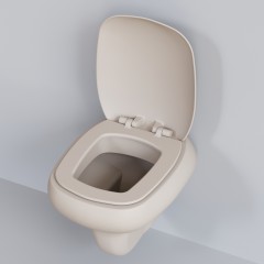 Унитаз подвесной Ambassador Diamond 123T20401R-122T20401 безободковый