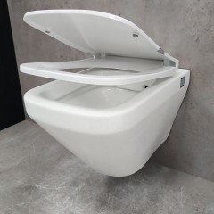 Унитаз подвесной Bloomix Berhard T120701R/UF1 безободковый