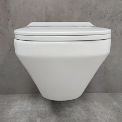 Унитаз подвесной Bloomix Berhard T120701R/UF1 безободковый