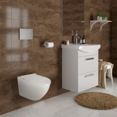 Унитаз подвесной Azario Geno AZ2196D безободковый