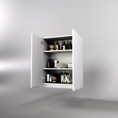 Шкаф подвесной Style Line ElFante Марелла мини 60 Люкс Plus белый матовый СС-00002424