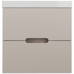 Тумба с раковиной Style Line Матис 60 подвесная крем