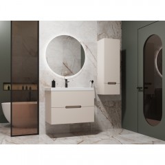 Тумба с раковиной Style Line Матис 60 подвесная крем