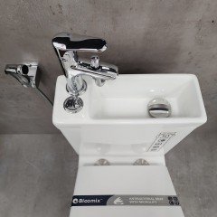 Унитаз Bloomix Prime F2071S/UF2 безободковый с раковиной