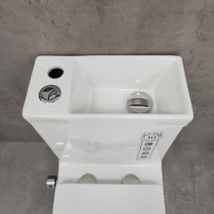 Унитаз Bloomix Combi F2074SB/UF2 моноблок с раковиной и биде
