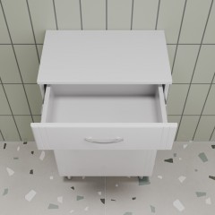 Комод Style Line Эко Стандарт ТН 50 с бельевой корзиной АА00-000042