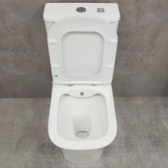 Унитаз Bloomix Magic 1218SB/UF1 безободковый с функцией биде и смесителем Ceramic+