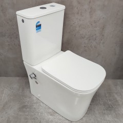 Унитаз Bloomix Magic 1218SB/UF1 безободковый с функцией биде и смесителем Ceramic+