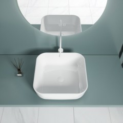 Раковина накладная Esbano Ercina-N white