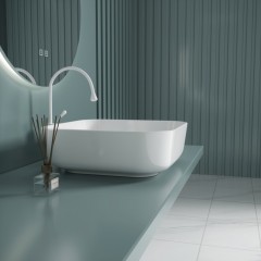 Раковина накладная Esbano Ercina-N white