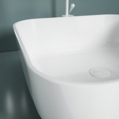Раковина накладная Esbano Ercina-N white