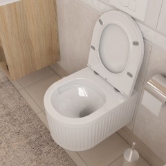 Унитаз подвесной Teymi Martta Vortex T42101 безободковый торнадо