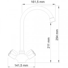 Смеситель для кухни WasserKRAFT Amper 2907