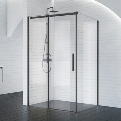 Душевой угол BelBagno Acqua ACQUA-AH-1-130/90-C-NERO