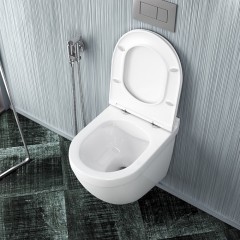 Инсталляция TECE 9400413 + унитаз Teymi Iva T40601 безободковый с сиденьем