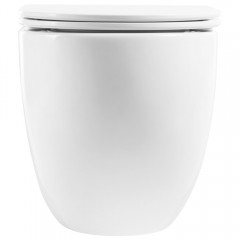 Унитаз подвесной BelBagno Onda BB066CHR+BB870SC безободковый