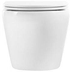 Унитаз подвесной BelBagno Sfera-R BB046CHR+BB870SC безободковый