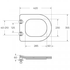 Унитаз подвесной BelBagno Uno 2.1 BB7006CHR+SC безободковый
