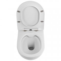 Унитаз подвесной BelBagno Uno 2.1 BB7006CHR+SC безободковый