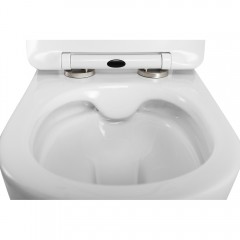 Унитаз подвесной BelBagno Uno 2.1 BB7006CHR+SC безободковый