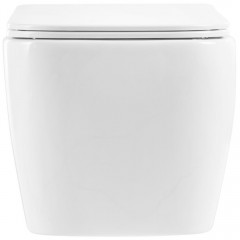 Унитаз подвесной BelBagno Veneto BB132CHR+BB132SC безободковый