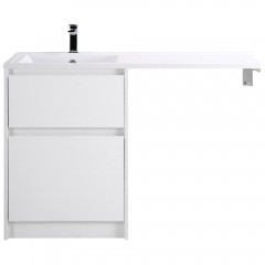 Тумба под раковину BelBagno Kraft-LVD 58 bianco opaco KRAFT-LVD-580/1200-2C-PIA-BO