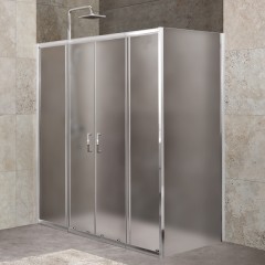 Душевое ограждение BelBagno Unique UNIQUE-AH-21-170/200-80-P-Cr