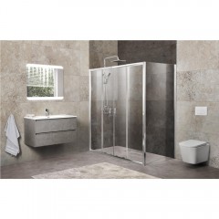 Душевое ограждение BelBagno Unique UNIQUE-AH-21-170/200-90-C-Cr