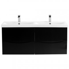 Тумба под раковину BelBagno Marino-Cer 120 nero lucido MARINO-CER-1200-4C-SO-2-NL-P