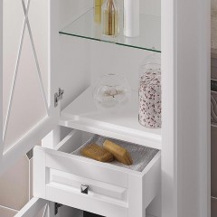 Пенал Opadiris Палермо 52 L белый матовый Z0000008258