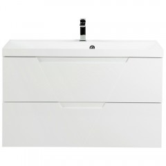Тумба под раковину BelBagno Vittoria 90 bianco lucido VITTORIA-900-2C-SO-BL-P