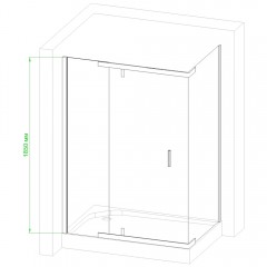 Душевое ограждение Royal Bath RB1120HPVD-C