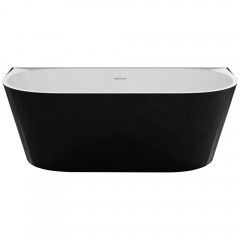 Ванна акриловая Frank F6163 white/black