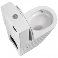 Унитаз CeramaLux TR2175 безободковый торнадо