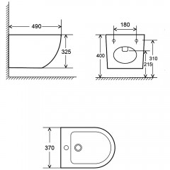 Биде подвесное AQUAme AQM2102