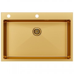 Мойка кухонная Paulmark Kroner-Edge PM777551-BG