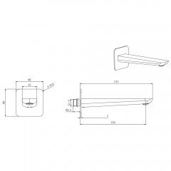 Излив Aquatek Вега AQ1041CR