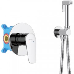Смеситель с гигиеническим душем встраиваемый Aquatek Бетта AQ1119CR