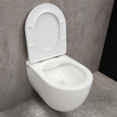 Унитаз подвесной Bloomix Diva MD1211R/UF3 безободковый