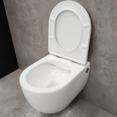 Унитаз подвесной Bloomix Diva MD1211R/UF3 безободковый