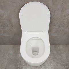 Унитаз подвесной Bloomix Diva MD1211R/UF1 безободковый Ceramic+