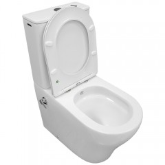 Унитаз Bloomix Barron AD3091TSB/UF1 безободковый торнадо с функцией биде и смесителем