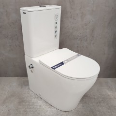 Унитаз Bloomix Barron AD3091TSB/UF1 безободковый торнадо с функцией биде и смесителем