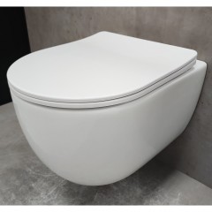 Инсталляция Geberit 111.154.11.1 + кнопка смыва Delta01 115.107.11.1 + унитаз Bloomix Diva MD1211R/UF3 безободковый с сиденьем